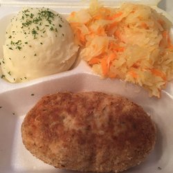 Sawa Provision - Veal, potatoes & sauerkraut salad. Huge portions! Low prices! Freshly made!