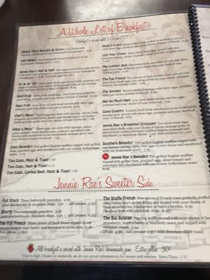 Menu photo 3 Jennie Rae’s Restaurant Rolling Prairie, IN