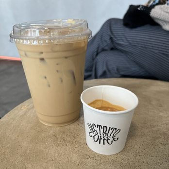Distrito Coffee - Espresso + Iced Vanilla Latte - Coffee & Tea Near Me - San Pedro, California