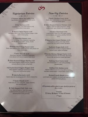 Menu photo 3 Mantra India Mountain View, CA