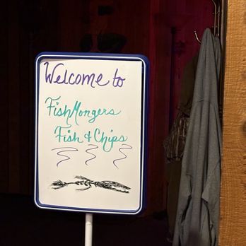 The FishMongers - Welcome sign - Fish & Chips Near Me - Hammond, Oregon The FishMongers - Welcome sign - Fish & Chips Near Me - Hammond, Oregon