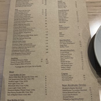 Cultivate Craft Kitchen - Drink menu - New American Near Me - Draper, Utah