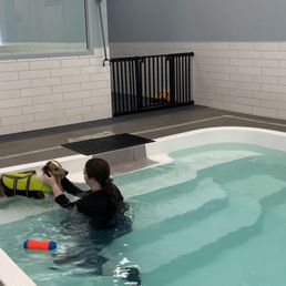 Harry Potter with Grace at Wag N Paddle.