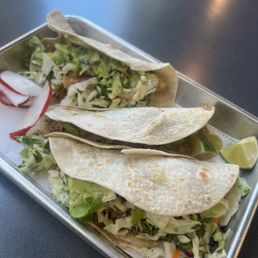 Baja Fish Taco, Cubano Taco, Baja Steak Taco