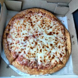 Small cheese pizza. Delicious