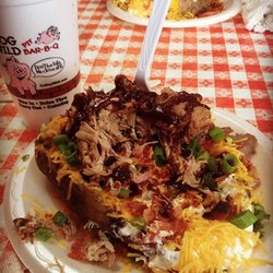 Hog Wild Pit Bar-B-Q - Loaded baked potato!