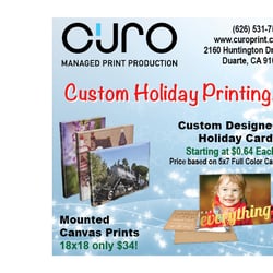 Curo Managed Print Production - Holiday Printing!