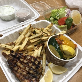 Athena Grill - Swordfish plate - Greek Near Me - Santa Clara, California Athena Grill - Swordfish plate - Greek Near Me - Santa Clara, California
