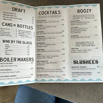 Happy Medium - Drinks menu 11/2024 - Cocktail Bars Near Me - San Diego, California