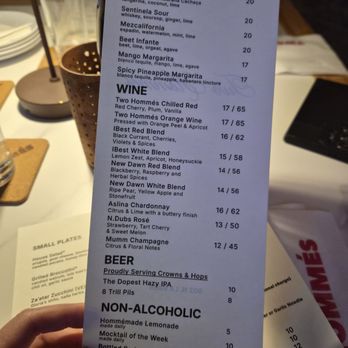 Two Hommés - Drink menu - African Near Me - Inglewood, California Two Hommés - Drink menu - African Near Me - Inglewood, California