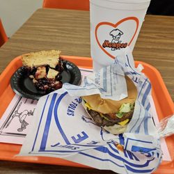 Kewpee Hamburgers - Pie, soda and cheeseburger