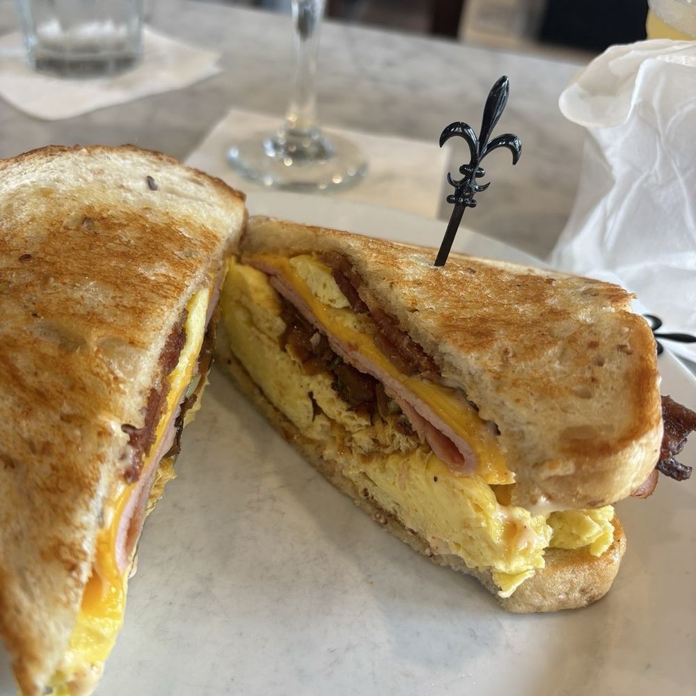 Breakfast Omelet Sandwich