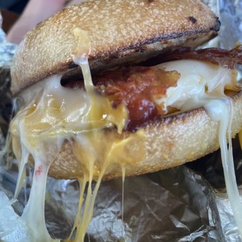 Bagels Forever - Bacon egg and cheese on an onion bagel - Bagels Near Me - Madison, Wisconsin Bagels Forever - Bacon egg and cheese on an onion bagel - Bagels Near Me - Madison, Wisconsin