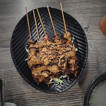 Borneo Eatery - Appetizer Chicken Satay with Peanut Sauce - Indonesian Near Me - Alhambra, California