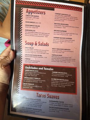 Menu photo 2 El Rincon Pflugerville, TX