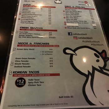 Café Duck Butt - Karaoke Near Me - Honolulu, Hawaii