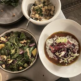 Pan-Seared Rockfish Citrus Kale Salad Masa Gnocchi