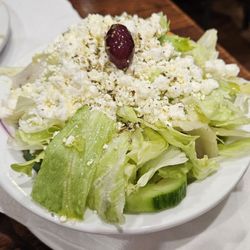 Pape Village - Salad that came with the Souvlaki