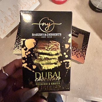 NY Bakery and Desserts - Large Famous Dubai Chocolate Bar - Desserts Near Me - New York, New York NY Bakery and Desserts - Large Famous Dubai Chocolate Bar - Desserts Near Me - New York, New York
