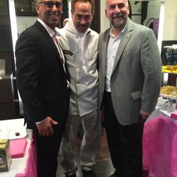 Delgen Press - Lou Mascola, President with Greg Tolve, Vice President at a fundraiser with the Soup Nazi.