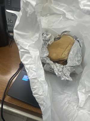 Photo of TK Burgers - Santa Ana, CA, US. Burger yuck