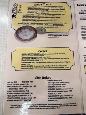 Menu photo 8 The Pancake Chef SeaTac, WA