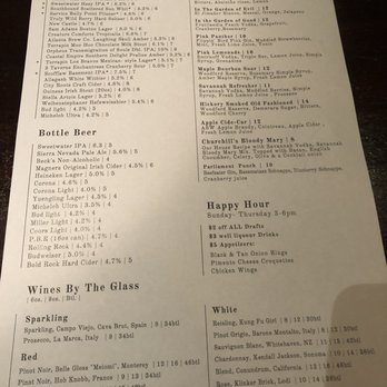 Churchill's - Drink menu - Pubs Near Me - Savannah, Georgia Churchill's - Drink menu - Pubs Near Me - Savannah, Georgia