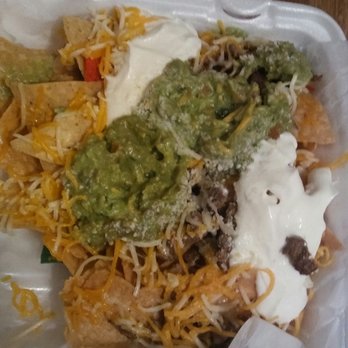 Mananas - Carne nachos with beans on side - Mexican Near Me - Alpine, California
