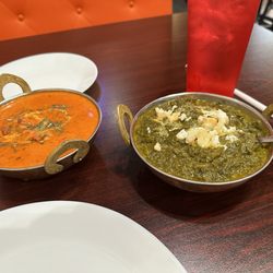 Himalayan Cafe - Butter Chicken and Saag Paneer