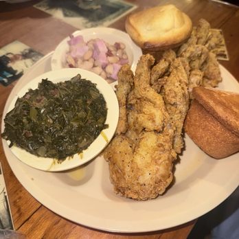 Lambert's Cafe - Frog legs, green, white beans, corn bread - Seafood Near Me - Foley, Alabama Lambert's Cafe - Frog legs, green, white beans, corn bread - Seafood Near Me - Foley, Alabama