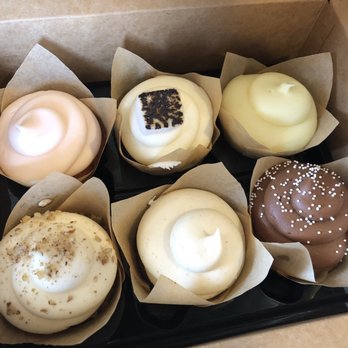Silos Baking - (Top left to bottom right) Strawberries N Cream, S'mores, Lemon Lavender, Nuts and Bolts, Pumpkin Spice, Silobration. - Cupcakes Near Me - Waco, Texas Silos Baking - (Top left to bottom right) Strawberries N Cream, S'mores, Lemon Lavender, Nuts and Bolts, Pumpkin Spice, Silobration. - Cupcakes Near Me - Waco, Texas