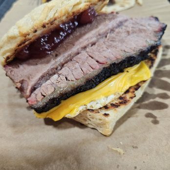 Smokemade Meats + Eats - BRISKET BREAKFAST SANDWICH - Barbeque Near Me - Orlando, Florida Smokemade Meats + Eats - BRISKET BREAKFAST SANDWICH - Barbeque Near Me - Orlando, Florida