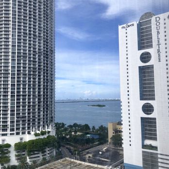 Hilton Miami Downtown - View from the room - Hotels Near Me - Miami, Florida Hilton Miami Downtown - View from the room - Hotels Near Me - Miami, Florida