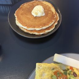 Fluffy, delightful pancakes that come with your breakfast. Fluffy, delightful pancakes that come with your breakfast.