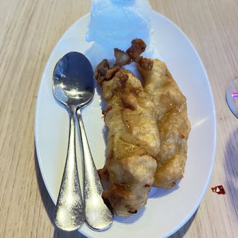 Thai Jasmine - Fried bananas with homemade coconut ice cream. Don't skip this!!! - Thai Near Me - Tracy, California Thai Jasmine - Fried bananas with homemade coconut ice cream. Don't skip this!!! - Thai Near Me - Tracy, California