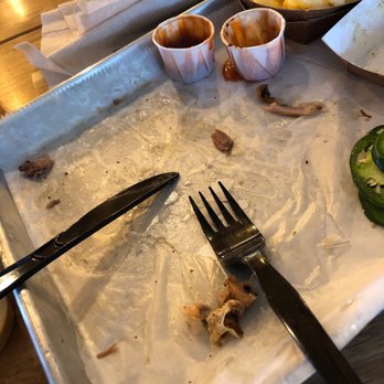 CorkScrew BBQ - Corkscrew BBQ as you can see it was good!!!! - Barbeque Near Me - Spring, Texas