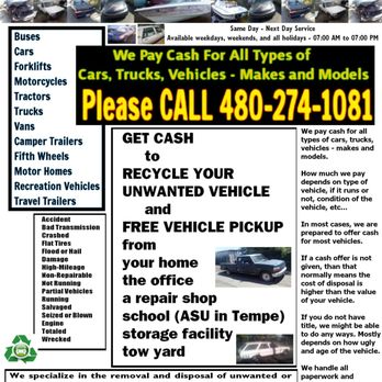 Auto Salvage Az - Junk Removal & Hauling Near Me - Mesa, Arizona