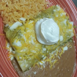 Chicken Enchiladas Verdes Lunch Special