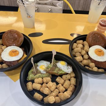 Gudetama Cafe - Whatever Avocado Toast $14 - Cafes Near Me - Buena Park, California