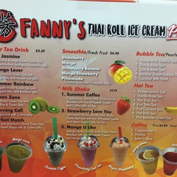 Fanny's Thai Roll Ice Cream - Ice Cream & Frozen Yogurt Near Me - Elgin, Illinois Fanny's Thai Roll Ice Cream - Ice Cream & Frozen Yogurt Near Me - Elgin, Illinois