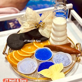 JT Nails And Spa - Luxury pedicure with fresh orange, whole milk and reflexology - Nail Salons Near Me - Jacksonville Beach, Florida