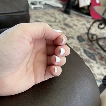 Entrada Nail Bar - Gunk left under nails from dip - Nail Salons Near Me - Roanoke, Texas Entrada Nail Bar - Gunk left under nails from dip - Nail Salons Near Me - Roanoke, Texas