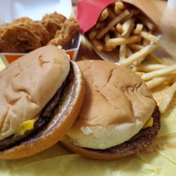 McDonald's - #9 with coke and spicy nuggets(without the hot sauce cause they were out) in Saco, ME.