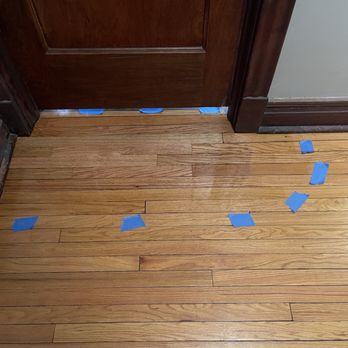 Castillo’s Hardwood Floor - Vintage hallway floor after restoration. - Refinishing Services Near Me