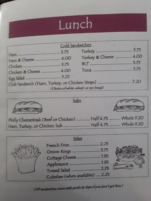 Menu photo 3 Blockhouse Cafe Liberty, PA