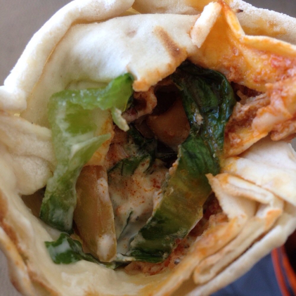 Oasis Grill - 04.03.14 Oasis Grill Chicken Shawarma - Middle Eastern Near Me - San Francisco, California