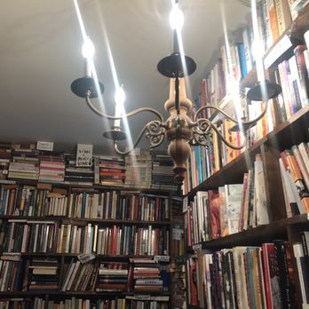 Capitol Hill Books - Upstairs chandelier - Used Bookstore Near Me - Washington, DC, District of Columbia