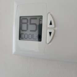 Lake Village Townhouses - Thermostat July 23rd when it was over 95 degrees outside