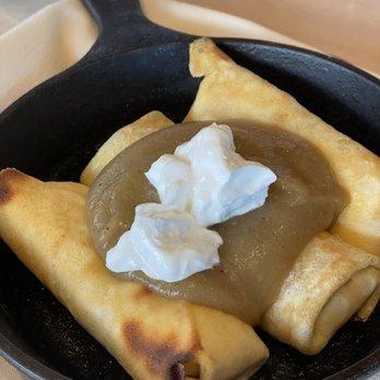 Safta - blintzes * apple butter, house-made ricotta * 15 - Middle Eastern Near Me - Denver, Colorado Safta - blintzes * apple butter, house-made ricotta * 15 - Middle Eastern Near Me - Denver, Colorado