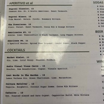 Citizen Vinyl - Drink menu - Vinyl Records Near Me - Asheville, North Carolina